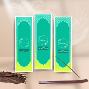 Oudh Incense Sticks With Free Incense Holder | Made from Temple Flower | Gulessence - EarthBased 