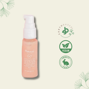 UNDER EYE GEL- 35ml : for dark circles & puffiness, enriched with rose oil, almond oil and vit E - EarthBased 