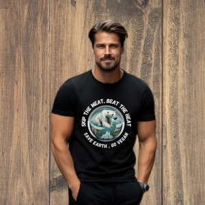 Skip the meat, beat the heat - T-shirt — Earthbased