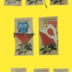 Seed Paper Plantable Rakhi (Assorted) - EarthBased 