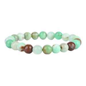 Chrysoprase Healing Gemstone Bracelet – Stone of Joy, Abundance & Emotional Balance - EarthBased 