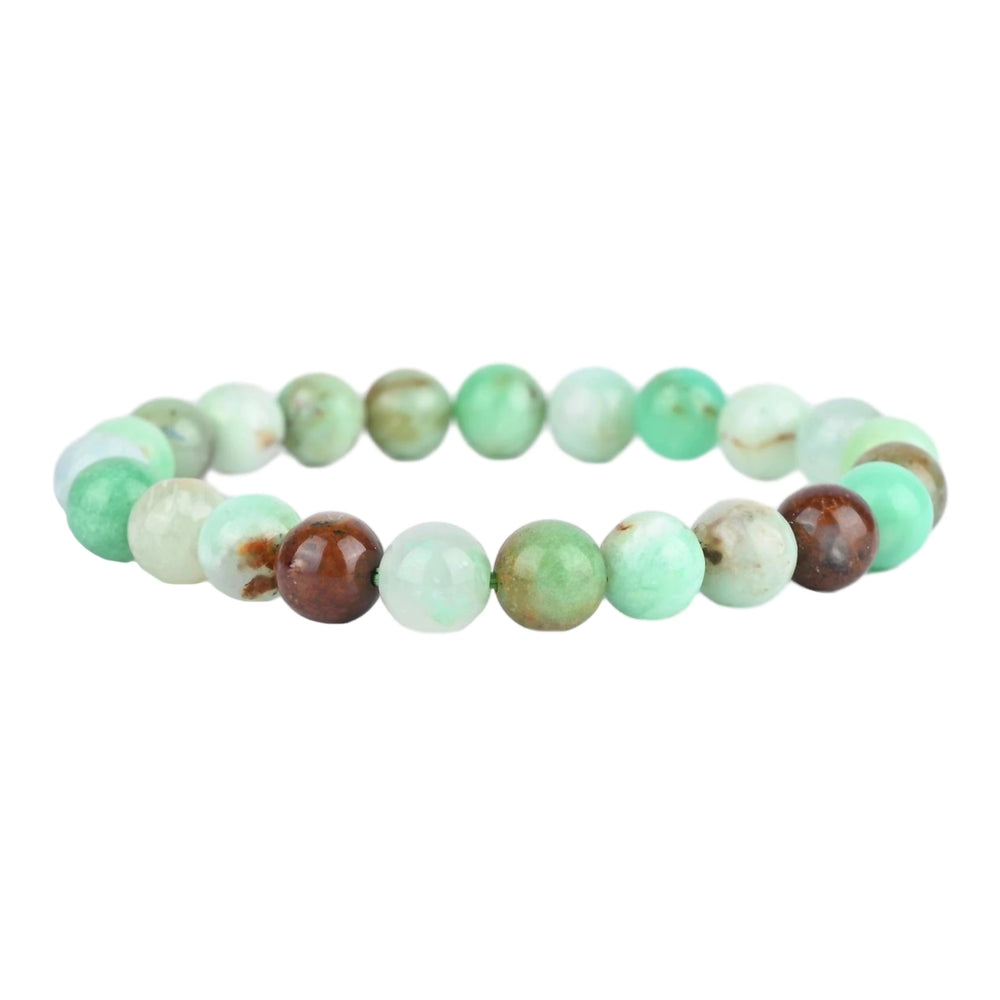 Chrysoprase Healing Gemstone Bracelet – Stone of Joy, Abundance & Emotional Balance - EarthBased 