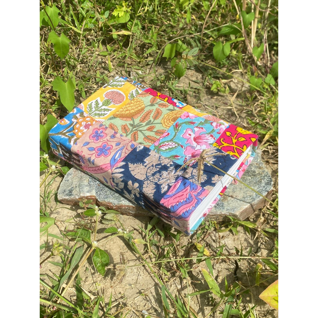 Recycled Paper Vintage Journal (MULTICOLOR) - Jumbo - EarthBased 