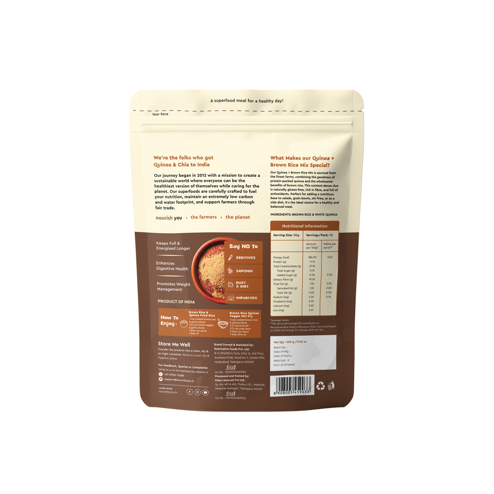 Nourish You quinoa with brown rice mix, 2 x 500g – image 3