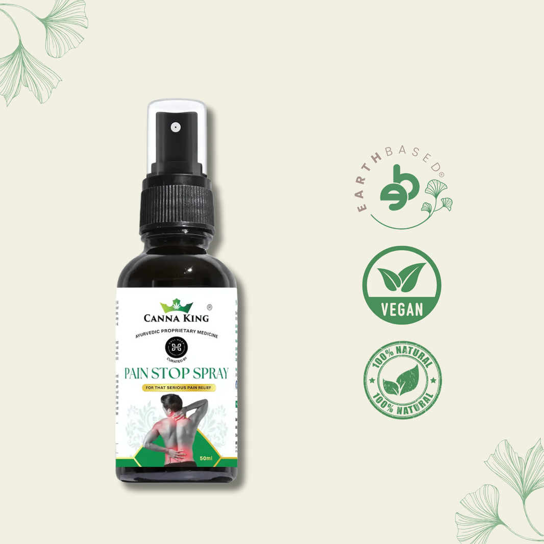 Pain Stop Spray, 50ml: For Ultimate Pain Relief by Cannaking - EarthBased 