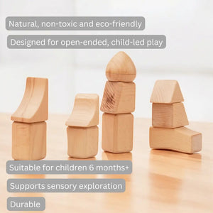 Flo - Waldorf Inspired Wooden Blocks - EarthBased 