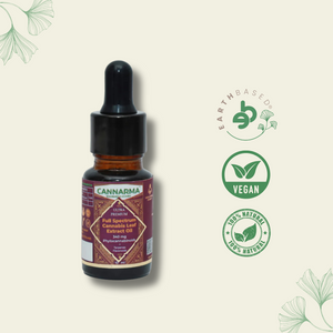 CannarmaTM Ultra Premium Full Spectrum Cannabis Extract Oil 340 mg of Phytocannabinoids - EarthBased 