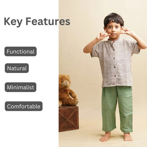 Nature Wear Cotton Pants' - Unisex Cotton Trousers - EarthBased 