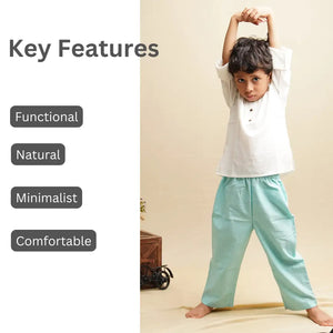 Sleek Sleeve' - Boys' Button-Down Sleeve Shirt - EarthBased 