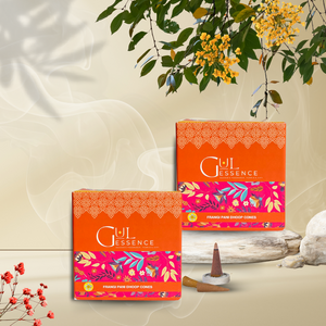 Firangipani Dhoop Cones | Made from Temple Flower | Gulessence - EarthBased 