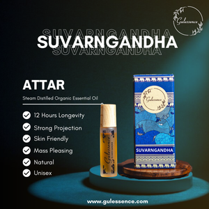 Suvarn Gandha Roll On Perfume | Roll-On Attar | Gulessence - EarthBased 
