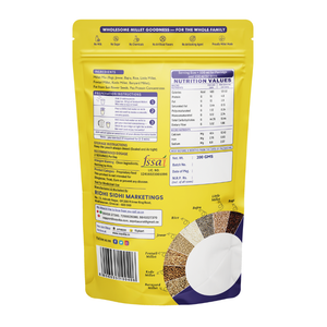 Instant Millet Mix (Zero Sugar Added + Pea Protein) Pack of 2 - EarthBased 