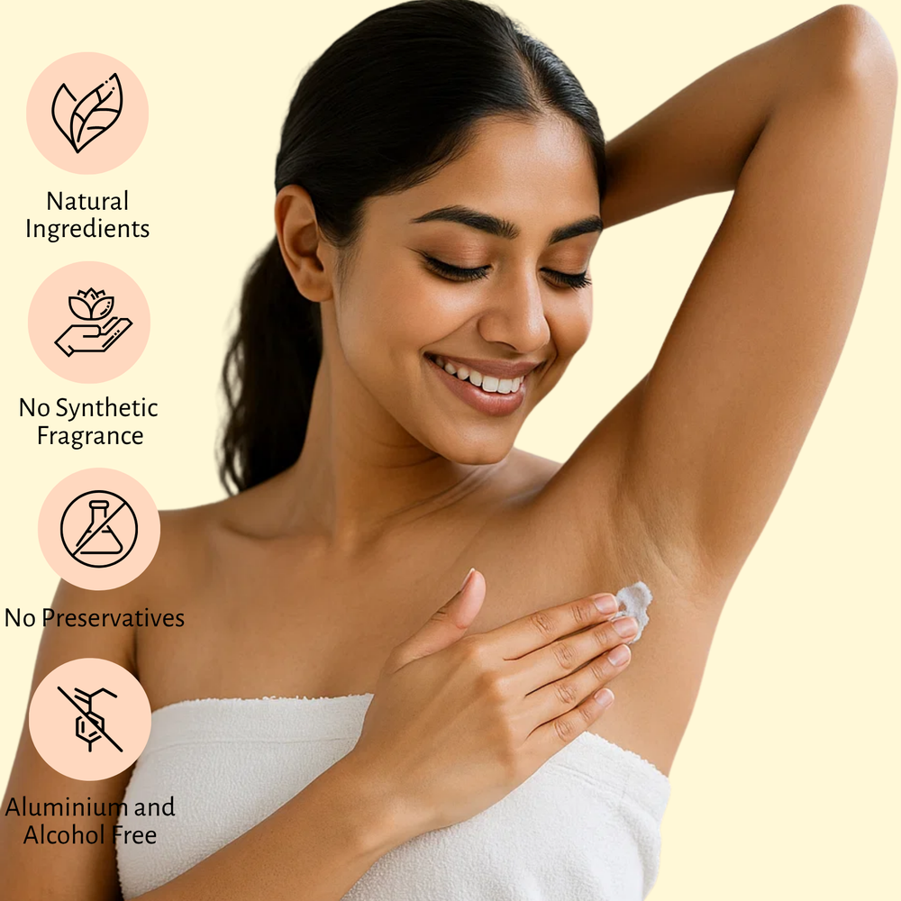 Natural Deodorant Cream| Citrus Zest | Enriched with Shea Butter, Mango Butter, Jojoba & Almond Oil - EarthBased 
