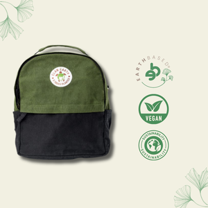Koala Backpack - Olive Green & Charcoal Black | Clan Earth - EarthBased 