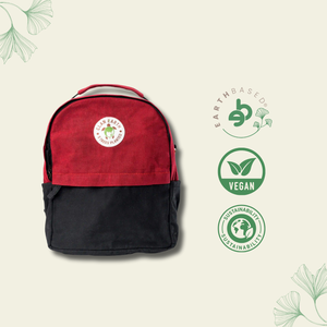Koala Backpack - Cherry Red & Charcoal Black | Clan Earth - EarthBased 
