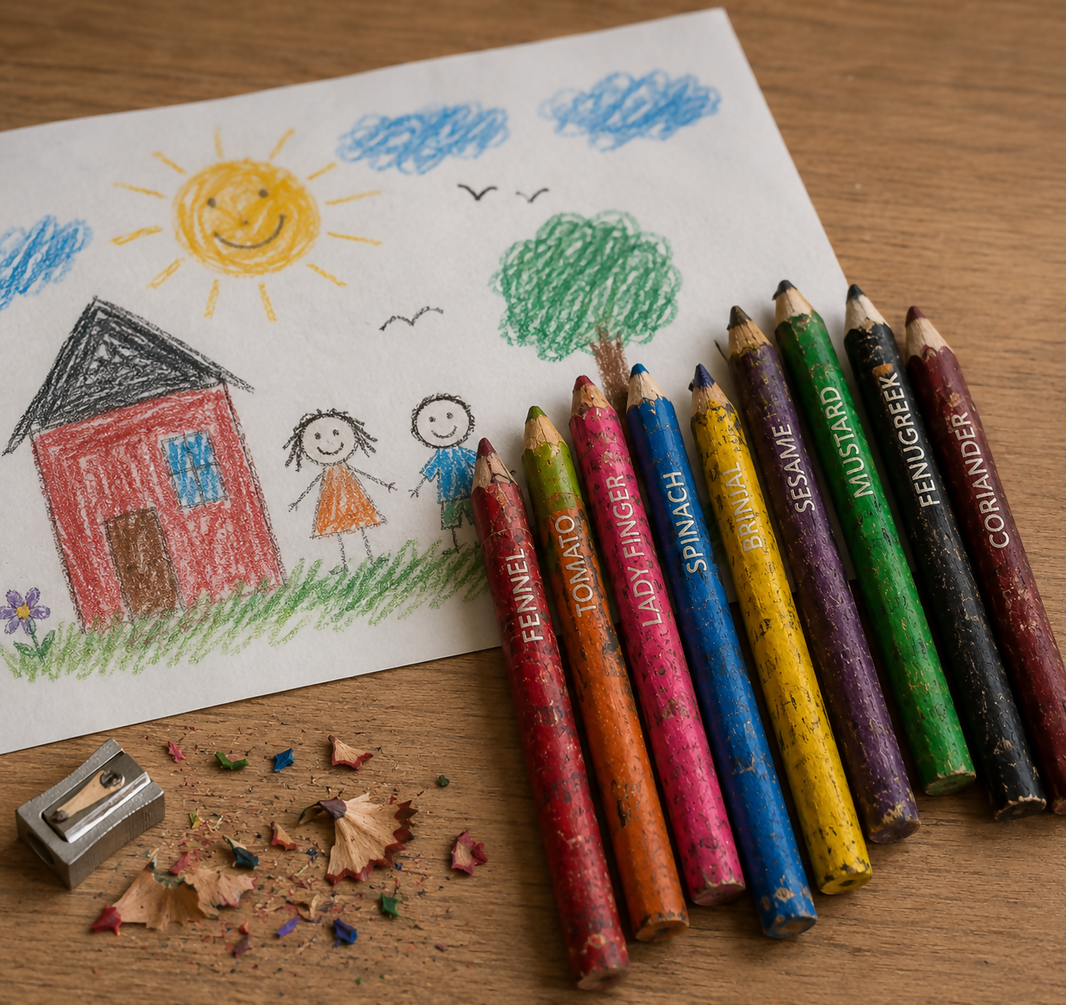 Colouring Pencils (Plantable Seed) - 2 Packs of 10 each | ONEarth