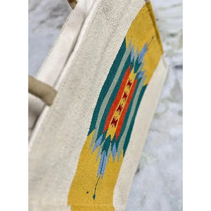 Craftinence Women Boho Sutra Marigold tote handbags for women - Handmade Artisanal Eco-Friendly Upcycled Cotton Handbag - EarthBased 