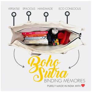 CRAFTINENCE Hand Bags for Women Bags for Women Boho Sutra Tulip tote handbags for women-handbags - EarthBased 