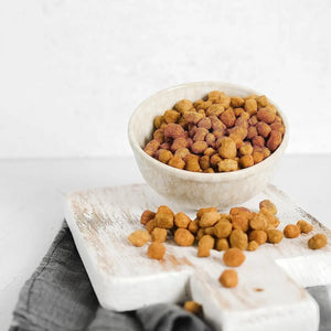 PROMUNCH SOYA Snack |Vegan|Gluten-Free | Pack of 2 Flavour: Peri-Peri and Noodle Masala - 150G Each - EarthBased 