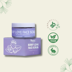 BERRY LOVE- Face Scrub-Improves Skin Texture, Fades Away Marks, Smoothens The Skin - EarthBased 