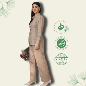 Tailored Pleated Pants - EarthBased 