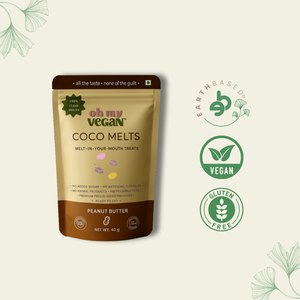 Oh My Vegan | Peanut Butter Coco Melts - EarthBased 