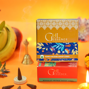 Kewda Dhoop Cones | Made from Temple Flower | Gulessence - EarthBased 