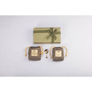 Double Brocade tea gift box - EarthBased 