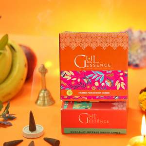 Firangipani Dhoop Cones | Made from Temple Flower | Gulessence - EarthBased 