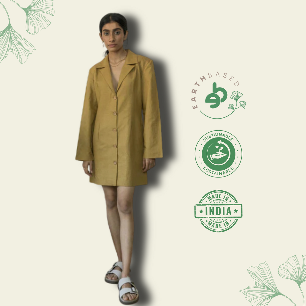 SLIM-FIT BLAZER DRESS - EarthBased 
