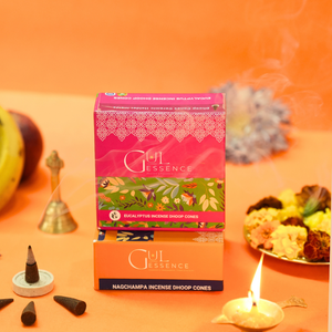 Eucalyptus Dhoop Cones | Made from Temple Flower | Gulessence - EarthBased 