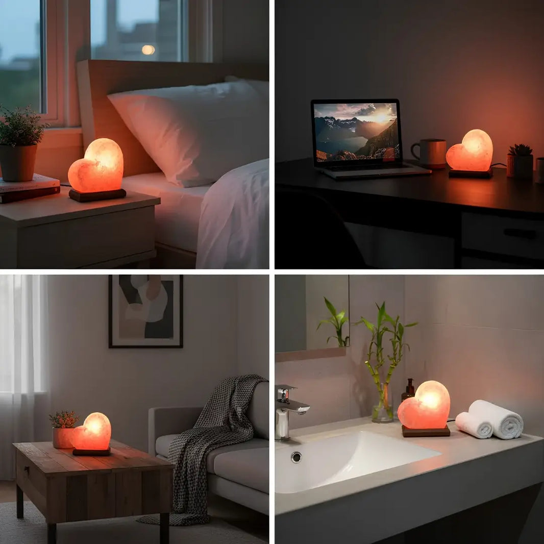 Heart Shape Himalayan Salt Lamp | ONEarth