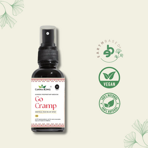 Go Cramp: Menstrual Pain Relief Spray- 50 ml by Cannaking - EarthBased 