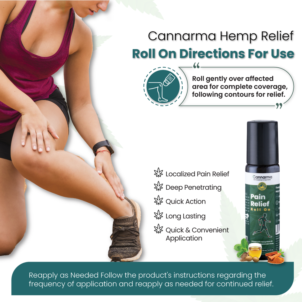 Cannarma Pain Relief Roll-On (10ml) - EarthBased 