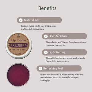 Beetroot | Dry, Chapped and Pigmented Lips (Pack of 2) - EarthBased 