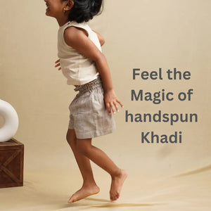 Frilly Fun Set' - Girls' Set with Crop Top and Frilly Shorts Set - EarthBased 