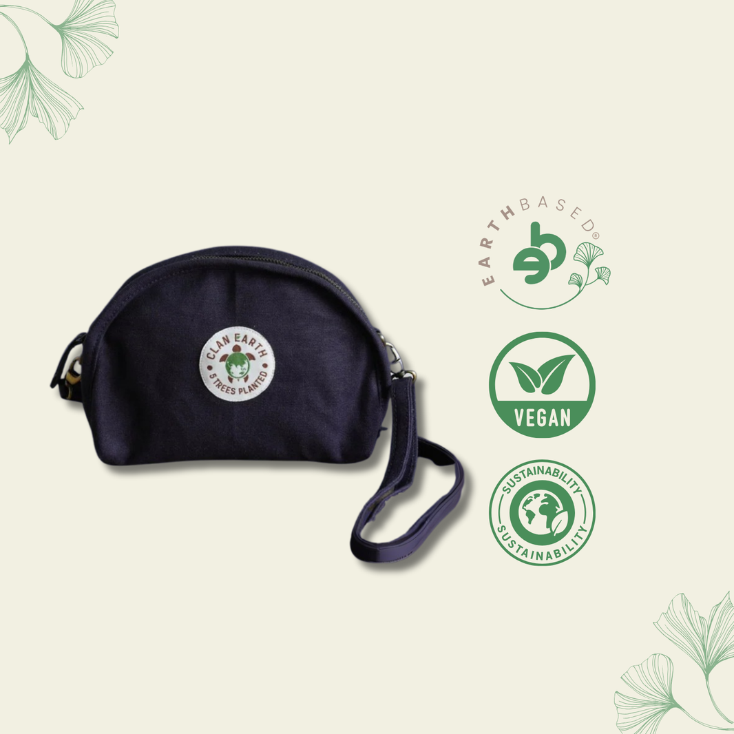 Clan Earth Pika Purse - Navy Blue - EarthBased 