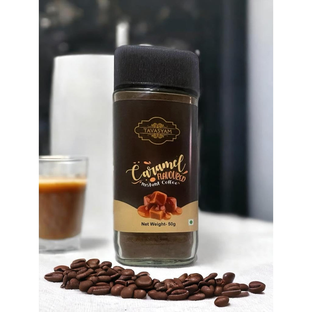 Tavasyam caramel instant coffee 25 servings pack