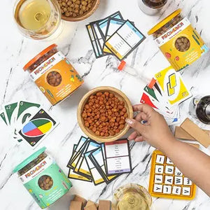 PROMUNCH Soya Snack |Gluten-FreePack of 3 Flavour: Noodle MasalaTangy Pudina & CheeseOnion -150G - EarthBased 