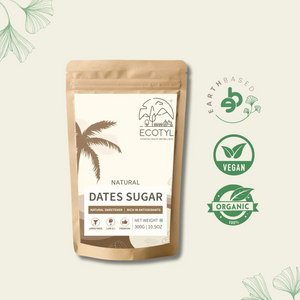 Ecotyl Dates Sugar | Natural Sweetener | Rich in Minerals | 300g - EarthBased 