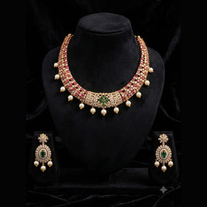 Ruby Pearl Choker Set - view 2