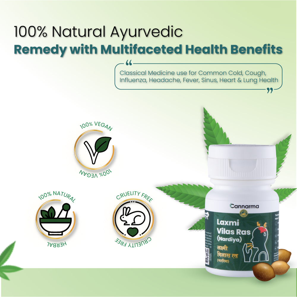 Cannarma Laxmi Vilas Ras Tablet (30tab) - EarthBased 