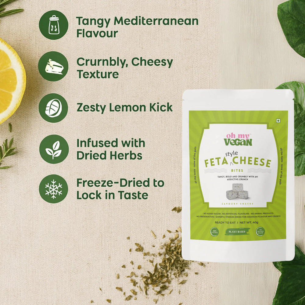 Oh My Vegan | Feta Bites - EarthBased 