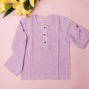Sleek Sleeve' - Boys' Button-Down Sleeve Shirt - EarthBased 