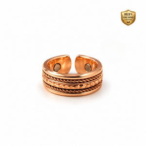 Copper magnetic ring with Copper Purity Certificate