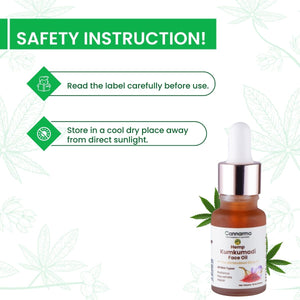 Cannarma Hemp Kumkumadi Tailam Face Oil (10ml) - EarthBased 