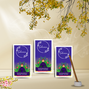 Nirvanasence  Bamboo less Dhoop Sticks | Made from Temple flowers | Gulessence - EarthBased 