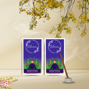 Nirvanasence  Bamboo less Dhoop Sticks | Made from Temple flowers | Gulessence - EarthBased 