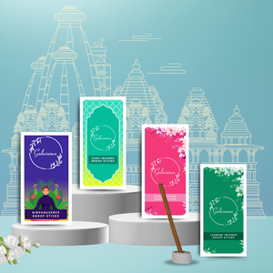 Gulessence Oudh, Nirvanasence , Rose, Jasmine Bambooless Dhoop Sticks | Pack of 4 - EarthBased 