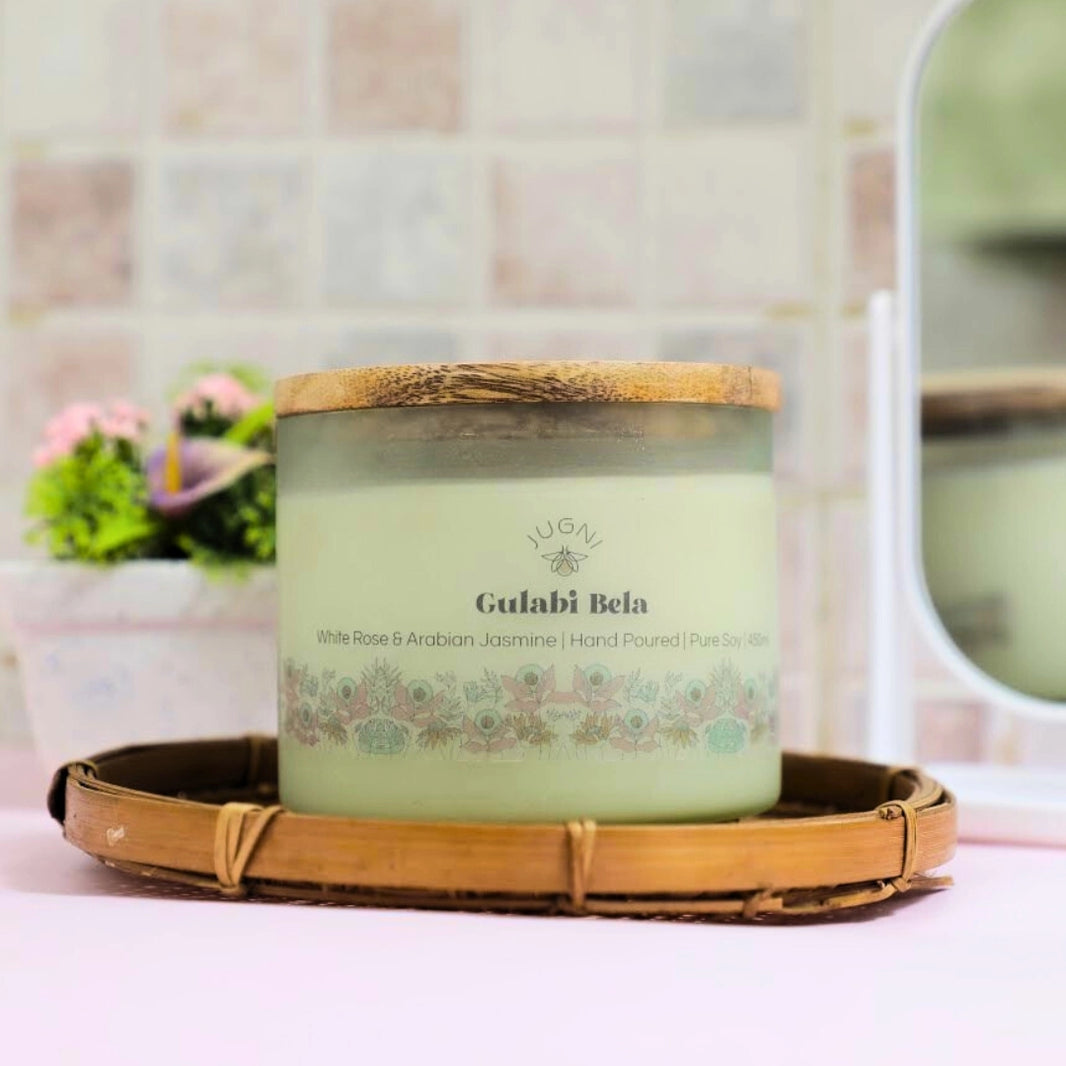 Gulabi Bela Aroma Candle